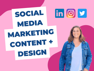 Social Media Marketing Content + Design