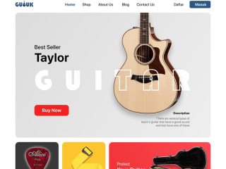 Guitar Store | UI Design Idea :: Behance
