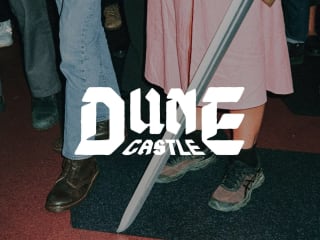 Squarespace website for the Dune Castle record label 