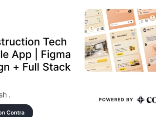 Construction Tech Mobile App | Figma Design + Full Stack Dev