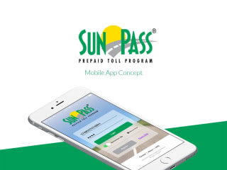 App redesign concept for SunPass