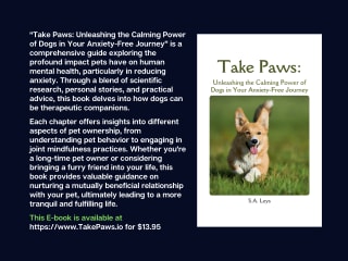Take Paws: Unleashing the Calming Power of Dogs ($13.95 E-Book)