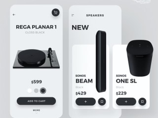 Audio Products Concept App