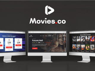 Web designing of a Movie site