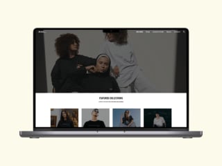 Website for Clothing Brand