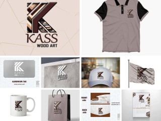 Kass woodArt | Logo and Brand Identity Design