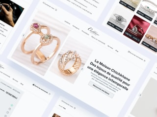 Jewelry Chichkhane : Luxury retail webiste Redesign 