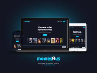 MoviesRUs Streaming Website - Framer 