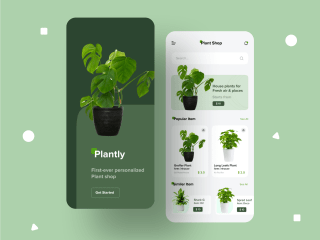 Plant shop Mobile App Ui