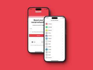 boostr app: Promote your social media