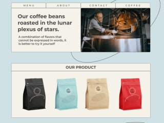 Coffeeshop website
