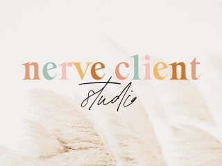 Nerve Client Studio Brand Design 