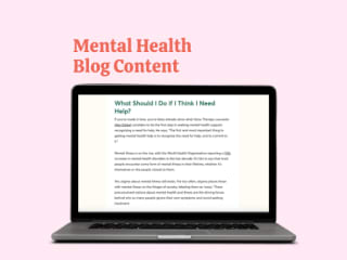 Blog Content: Mental Health