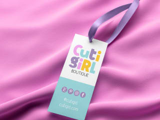 Brand Identity Design and Package Design - CutiGirl Boutique