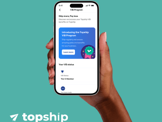 Topship (YC W22) : send and receive
items globally.