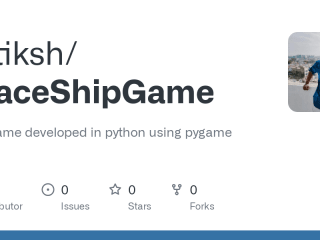 GitHub - Sutiksh/SpaceShipGame: Basic game developed in python …