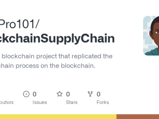 IssyPro101/BlockchainSupplyChain