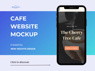 The Cherry Tree Cafe - Mockup