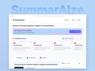 Revamping the Response Page of SummarAIze