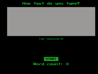 Speed Typing Game