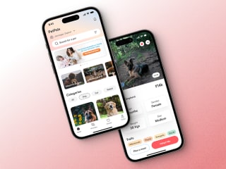 Mobile Design - Pet Filter Page & Profile Page
