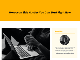 Moroccan Side Hustles You Can Start Right Now