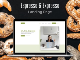 Espresso & Expresso | Landing Page Design
