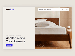 GOOD SLEEP ⏐ E-Commerce Design