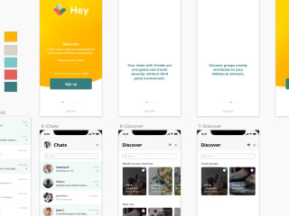 Hey | A Community-Starting Chat App