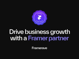 Framerave | Hire Expert Framer Developer & Framer Designer in J…