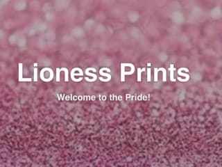 Lioness Prints