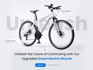I have created an EV cycles website for my client 