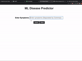 Disease Prediction Model | Machine Learning