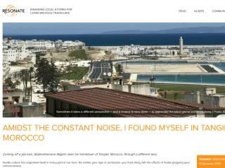 Resonate - Amidst the Constant Noise, I Found Myself in Tangier…