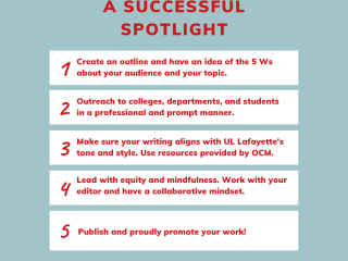 Helpful Tips for Writing a Spotlight
