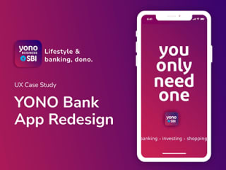 SBI Yono App Redesign UX/UI Case Study