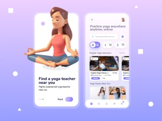 Online Yoga App Ui