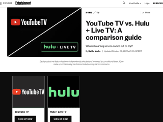 YouTube TV vs. Hulu + Live TV: A comparison guide
