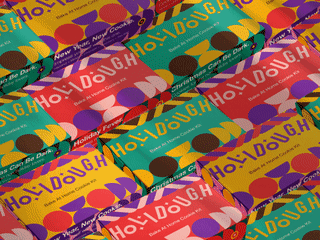 Holidough: Festive Cookie-Making Kit Branding Concept