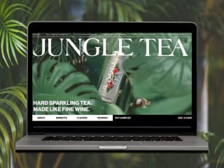 Website Design: Jungle Tea