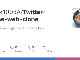 Twitter Web Home Page Clone