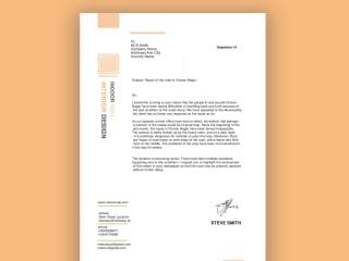 Leaflets and Letterheads design