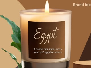 Brand Identity: Egypt Candles 