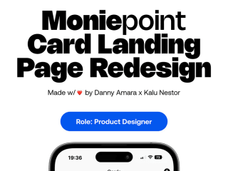 Moniepoint Card Landing Page Redesign :: Behance