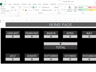 Annual and Monthly Expense Spreadsheet File 📊🗓️