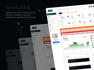 QuickPick Dashboard Ui Design