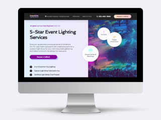 Event Lighting Website