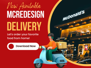 McDonald's App Redesign UI made W/Figma