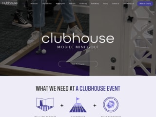 Mini Golf Course (Webflow | CMS | Figma)