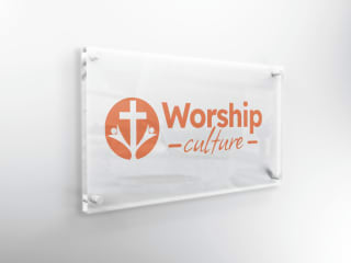 Worship culture logo and promotional materials